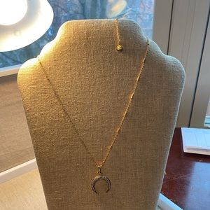 Stella&Dot half moon necklace